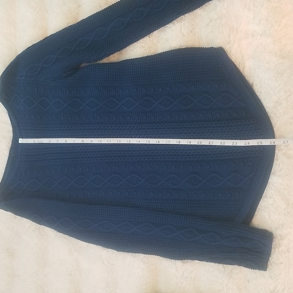 H&M Cable knit sweater- size M- color blue - Picture 5 of 7